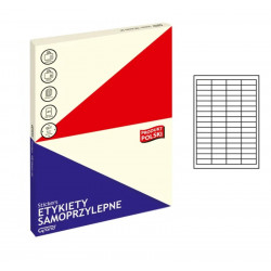 Lipnios etiketės GRAND 002 A4 48,5x16,9mm. 64 lip. 100l.