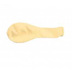 Balionas metalizuotas 30cm, kreminės spalvos