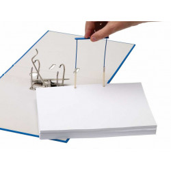 Dokumentų archyvinės įsegėlės baltos 10 cm. E-CLIP FELLOWES įp.100