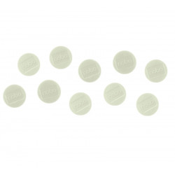 Magnetai lentoms NOBO 32mm 10vnt. baltos spalvos