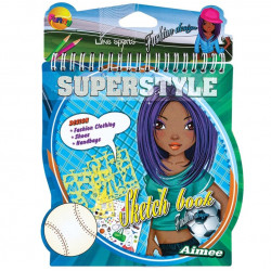 Knygelė su lipdukais - aprenk lėlytę CENTRUM 18,5x18,5cm