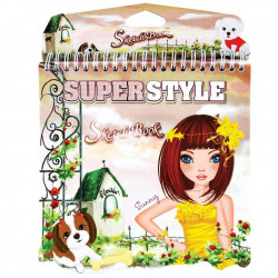 Knygelė su lipdukais - aprenk lėlytę CENTRUM 18,5x18,5cm