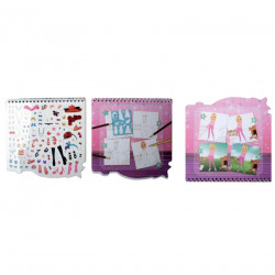 Knygelė su lipdukais - aprenk lėlytę CENTRUM 18,5x18,5cm