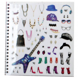 Knygelė su lipdukais - aprenk lėlytę CENTRUM 20x22cm