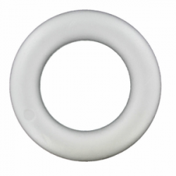 Putų polistirolo žiedas 30cm baltos spalvos