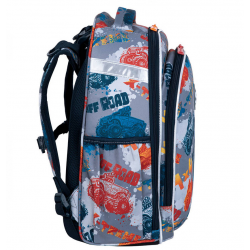 Kuprinė pradinukui COOLPACK OFFROAD 38x28x14cm, marga