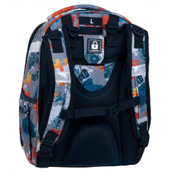 Kuprinė pradinukui COOLPACK OFFROAD 38x28x14cm, marga