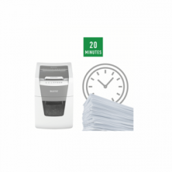 Automatinis dokumentų naikiklis LEITZ IQ SMALL OFFICE 100 P4 su šiukšlių dėže