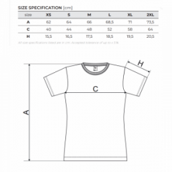Marškinėliai trumpomis rankovėmis moteriški, įv.sp. MALFINI BASIC