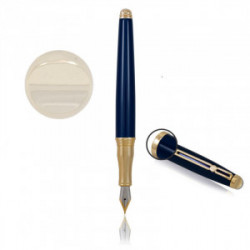 Parkeris dėžutėje REGAL mėlynas su aukso spalvos detalėmis