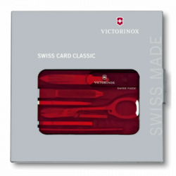 Įrankių kortelė SWISS CARD VICTORINOX, raudonos sp.