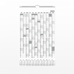 Sieninis kalendorius MONO PLANNER 2025 m.