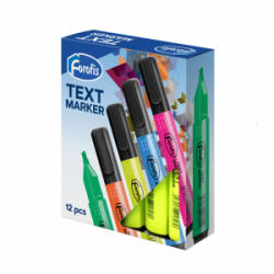 Teksto žymeklis FOROFIS 1-4mm geltonos sp.