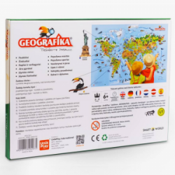 Stalo žaidimas ''Geografika", tyrinėti pasaulį, dėžutėje