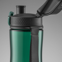 Gertuvė COLORISSIMO TRITAN, plastikinė 580ml, juoda sp.