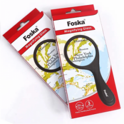 Padidinimo stiklas FOSKA 75mm 3X įp.12