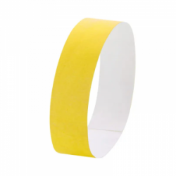 Popierinė apyrankė WRISTVEK, geltona sp., COOL 1vnt.