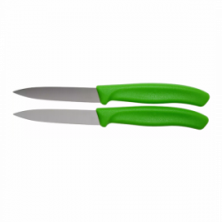 Peiliai VICTORINOX PARING 2 vnt, 8cm, žalios sp.