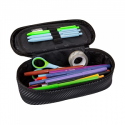 Penalas COOLPACK CAMPUS OBSIDIAN 23x10x6cm, margas, juodos sp.