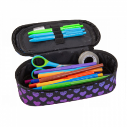 Penalas COOLPACK CAMPUS DARK MARSHMALLOW 23x10x6cm, margas