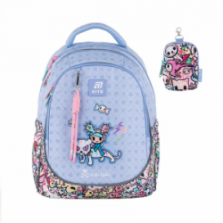 Kuprinė KITE TOKIDOKI 38x28x16cm, šv. mėlyna sp.