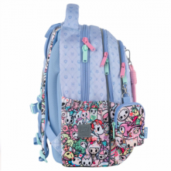 Kuprinė KITE TOKIDOKI 38x28x16cm, šv. mėlyna sp.