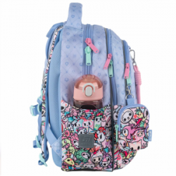 Kuprinė KITE TOKIDOKI 38x28x16cm, šv. mėlyna sp.