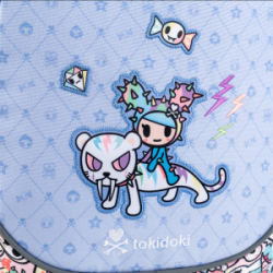 Kuprinė KITE TOKIDOKI 38x28x16cm, šv. mėlyna sp.
