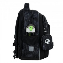Kuprinė KITE FOOTBALL 39x29,5x14,2cm, juoda sp.