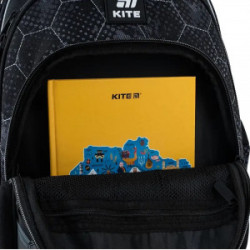Kuprinė KITE FOOTBALL 39x29,5x14,2cm, juoda sp.