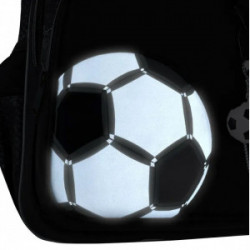 Kuprinė KITE FOOTBALL 39x29,5x14,2cm, juoda sp.