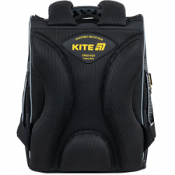 Kuprinė pradinukams TRANSFORMERS KITE 35x25x13cm, juoda/geltona sp.