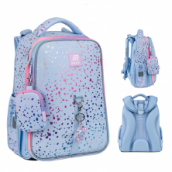 Kuprinė KITE SHINY 38x29x15cm, šv. mėlyna sp.