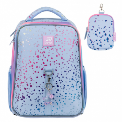 Kuprinė KITE SHINY 38x29x15cm, šv. mėlyna sp.