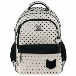 Kuprinė GOPACK CAT, 15L 41x29x17cm, smėlio sp.