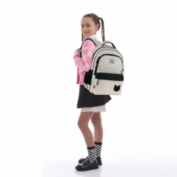 Kuprinė GOPACK CAT, 15L 41x29x17cm, smėlio sp.