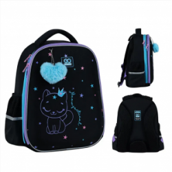 Kuprinė pradinukams GOPACK, 15L 38x28x13cm, juodos sp.