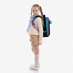 Kuprinė pradinukams GOPACK, 15L 38x28x13cm, juodos sp.
