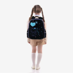 Kuprinė pradinukams GOPACK, 15L 38x28x13cm, juodos sp.