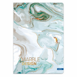 Sąsiuvinis MARBLE A5 80g 60l langeliais, įp.10