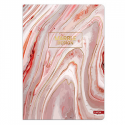 Sąsiuvinis MARBLE A5 80g 60l langeliais, įp.10