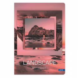 Sąsiuvinis LANDSCAPE A5 80g 60l langeliais, įp.10