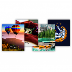 Aplankas A5 mokyklinis laminuotas 5APL-G/1