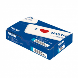 Trintukas MILAN 4806 I love Mistakes, 14 x 4.4 x 0.9 cm, pak.6