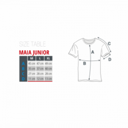 Marškinėliai MAIA Junior XL (9-10m) sublimacija