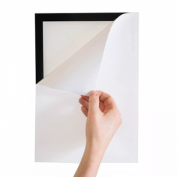 Laikikliai informacijai A4, klijuojami-magnetiniai, sidabro sp., EUROPEL 196003, 2 vnt.