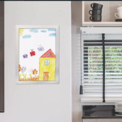 Laikikliai informacijai A4, klijuojami-magnetiniai, sidabro sp., EUROPEL 196003, 2 vnt.