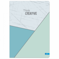 Sąsiuvinis CREATIVE A4 70g 96l linija, įp.5