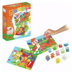 Rinkinys 2 vnt spalvoto smėlio paveikslai