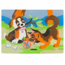 Rinkinys 2 vnt spalvoto smėlio paveikslai